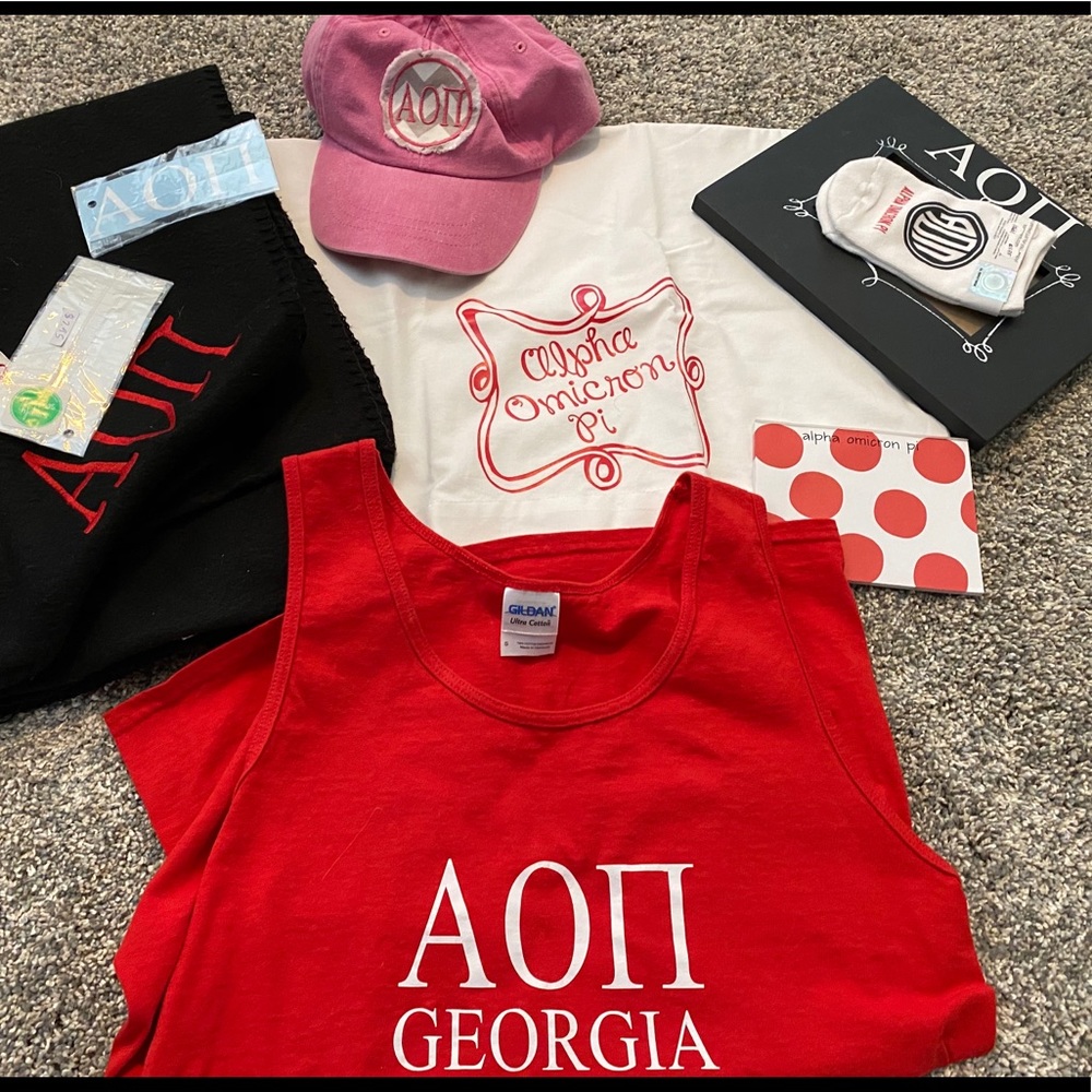 Alpha Omicron Pi Sorority Bundle 🐼❤️🤍